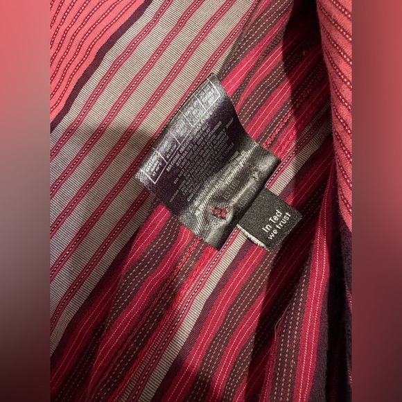 Ted Baker unique men’s button down dress shirt size 6 long sleeve - Picture 8 of 15